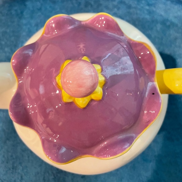 Vintage Treasure Craft 1990s Disney Beauty & the Beast Tea Pot Mrs. Potts - Picture 7 of 10